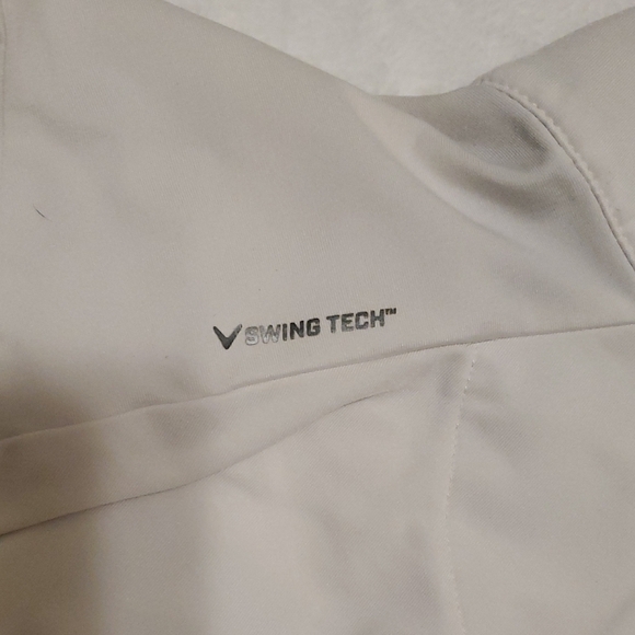 Callaway Gray and White Opti-Dri Pullover Golf - Picture 5 of 6